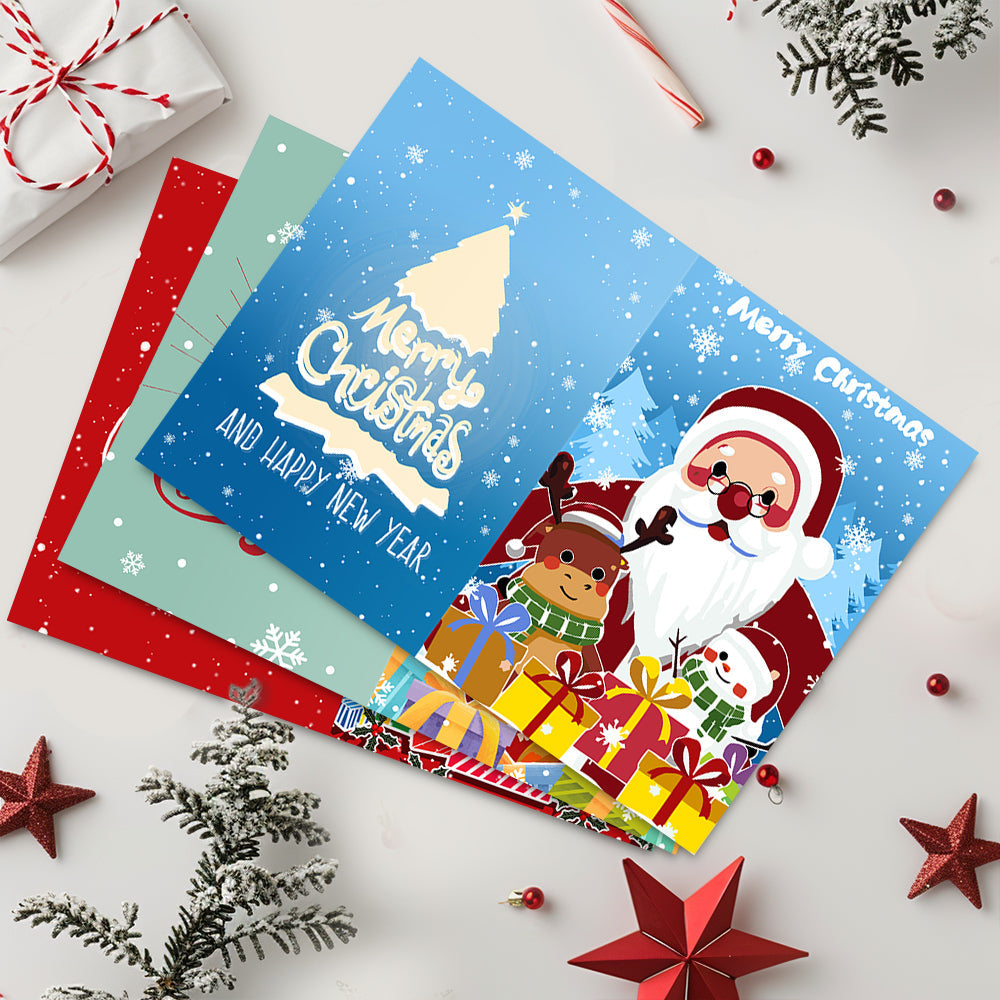 Biglietto di Natale III - Dipingere con i Numeri