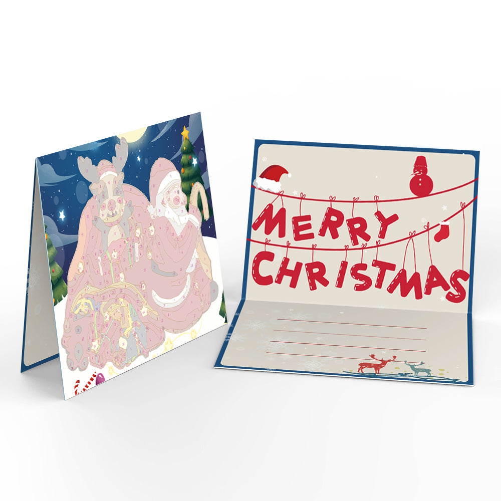 Biglietto di Natale IV - Dipingere con i Numeri