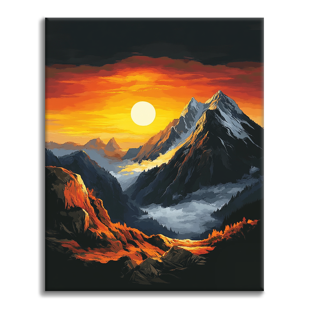 Sopra le nuvole e la nebbia - Dipingere con i Numeri