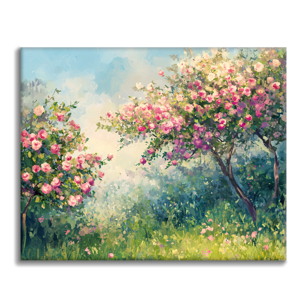 Ciliegi in fiore - Dipingere con i Numeri