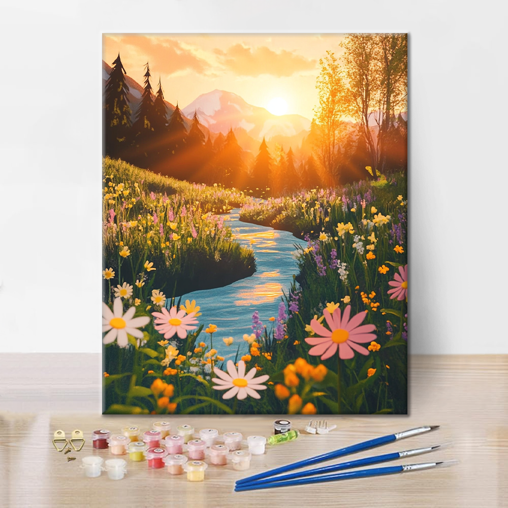 Valle del Tramonto - Dipingere con i Numeri