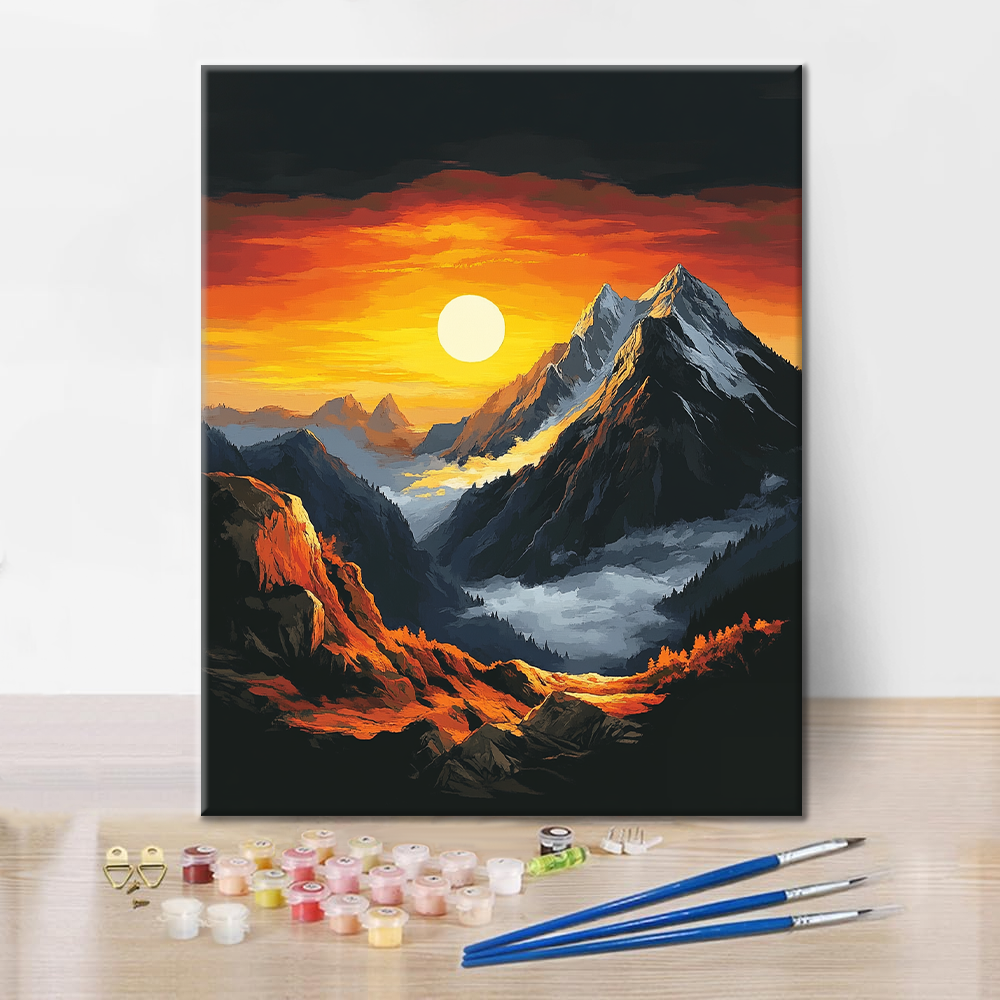 Sopra le nuvole e la nebbia - Dipingere con i Numeri