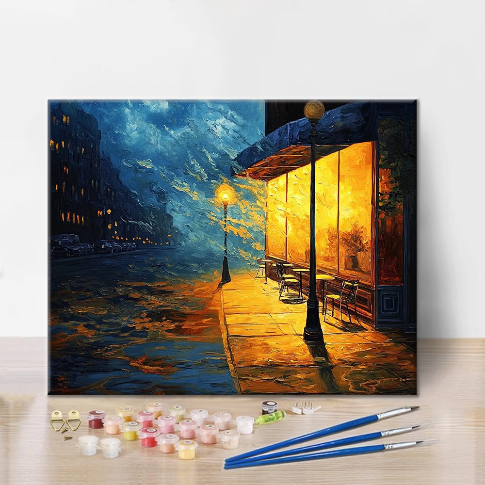 Le strade buie a mezzanotte - Dipingere con i Numeri