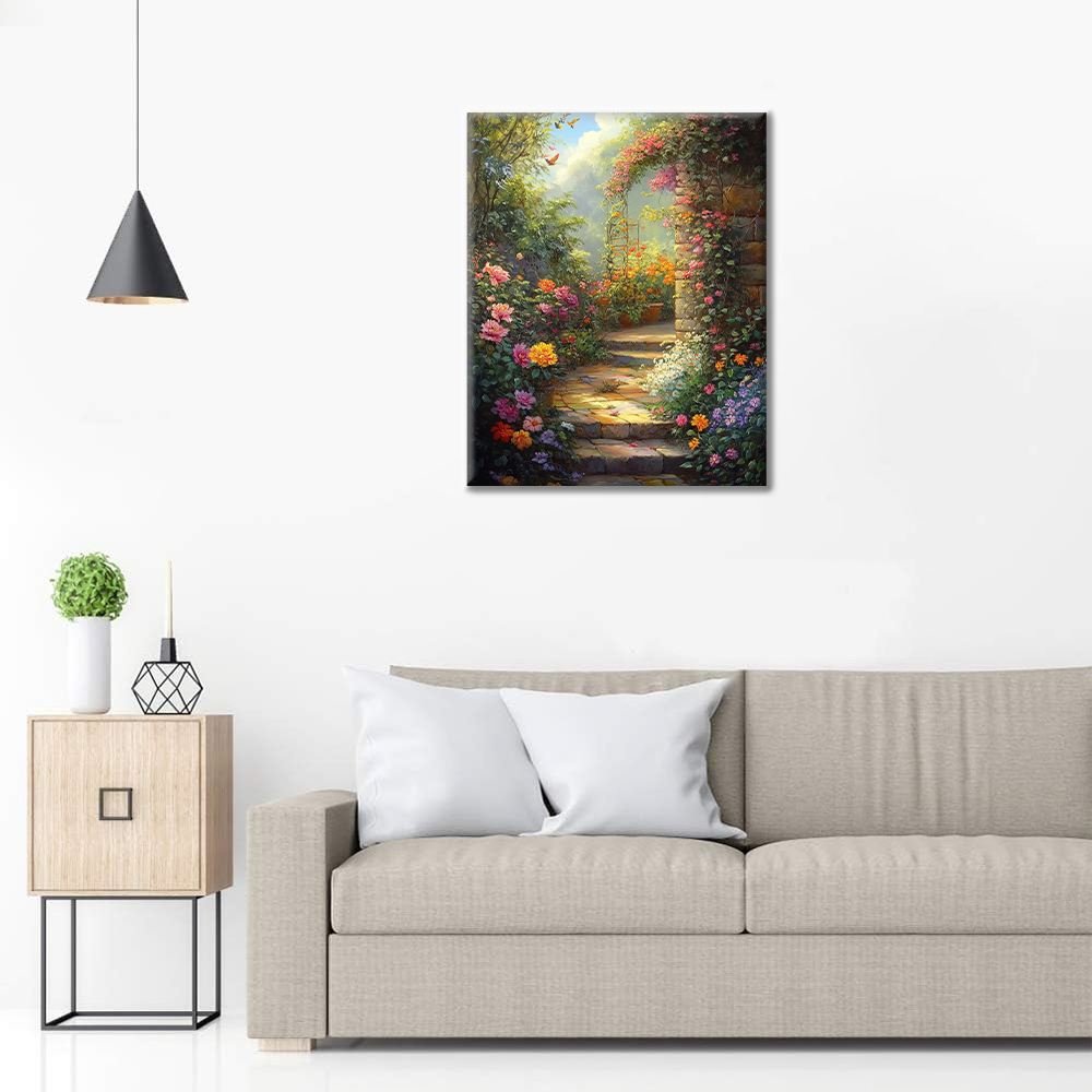 Giardino di primavera - Dipingere con i Numeri