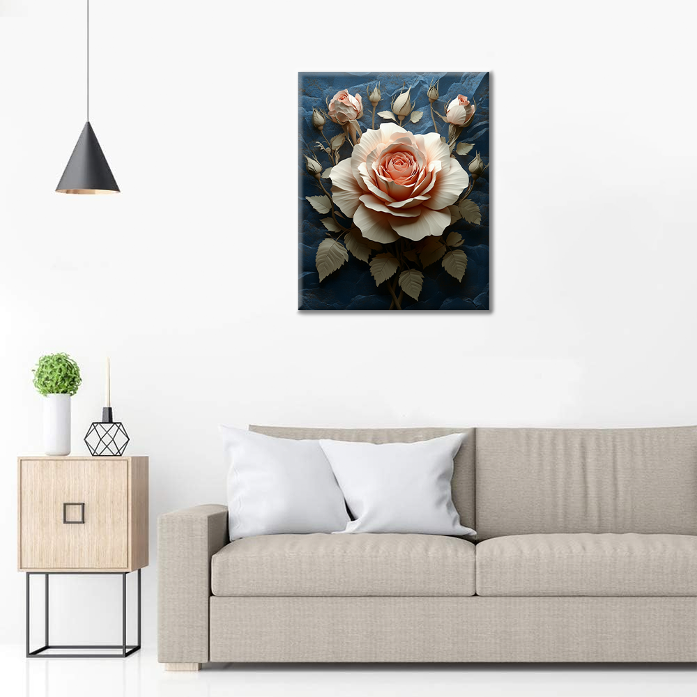 Rosa appassita - Dipingere con i Numeri