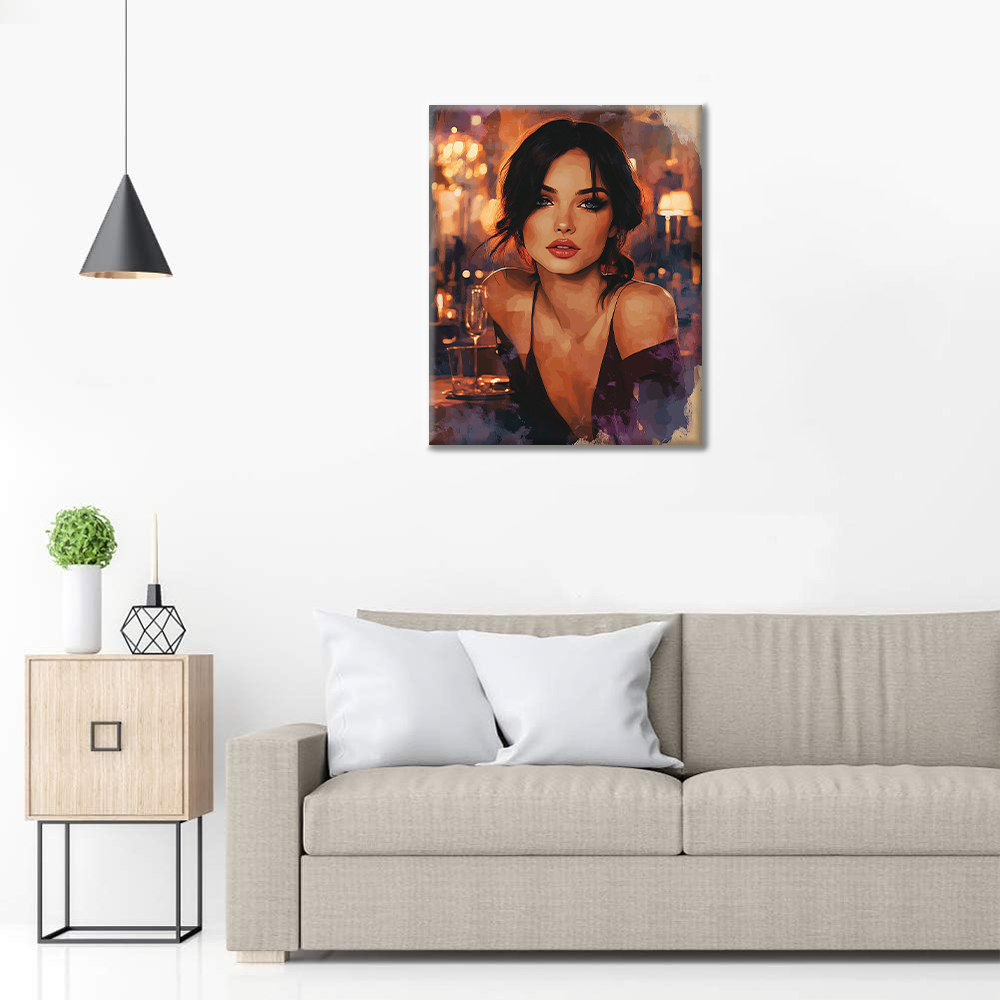 Eleganza nella notte - Dipingere con i Numeri