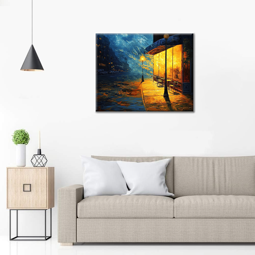 Le strade buie a mezzanotte - Dipingere con i Numeri