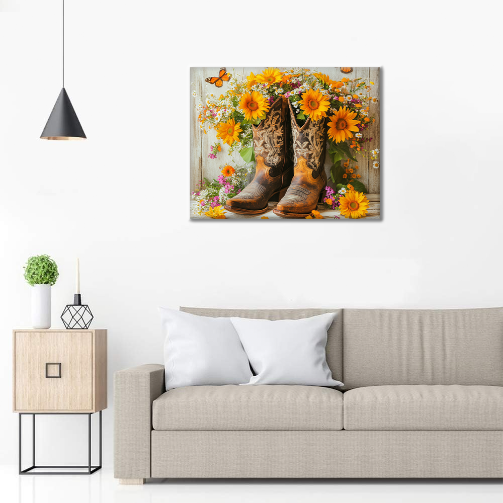 Stivali da cowboy western - Dipingere con i Numeri