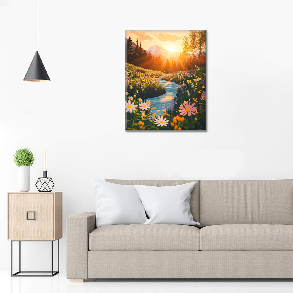 Valle del Tramonto - Dipingere con i Numeri