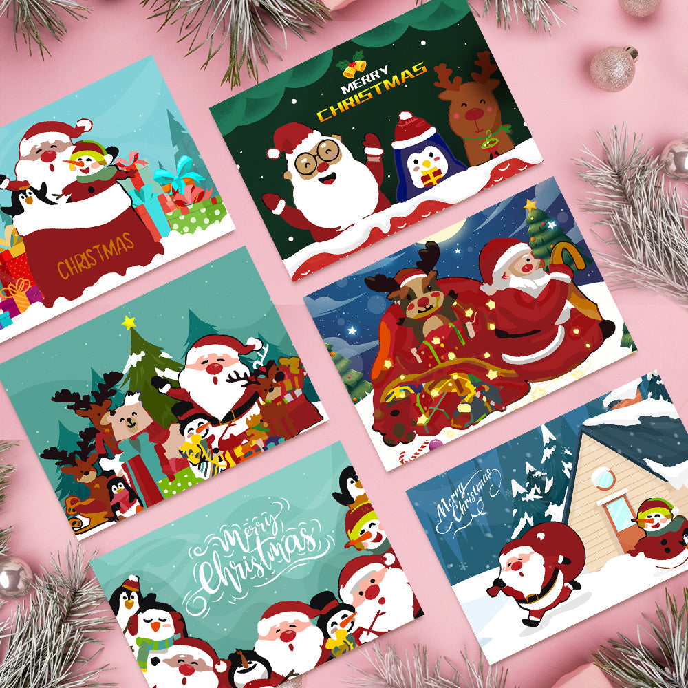 Biglietto di Natale IV - Dipingere con i Numeri