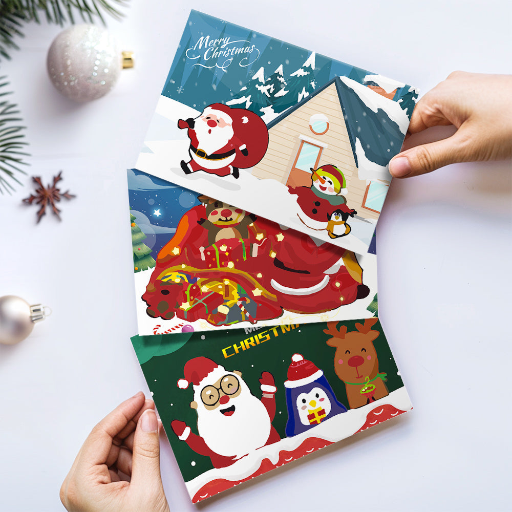 Biglietto di Natale IV - Dipingere con i Numeri
