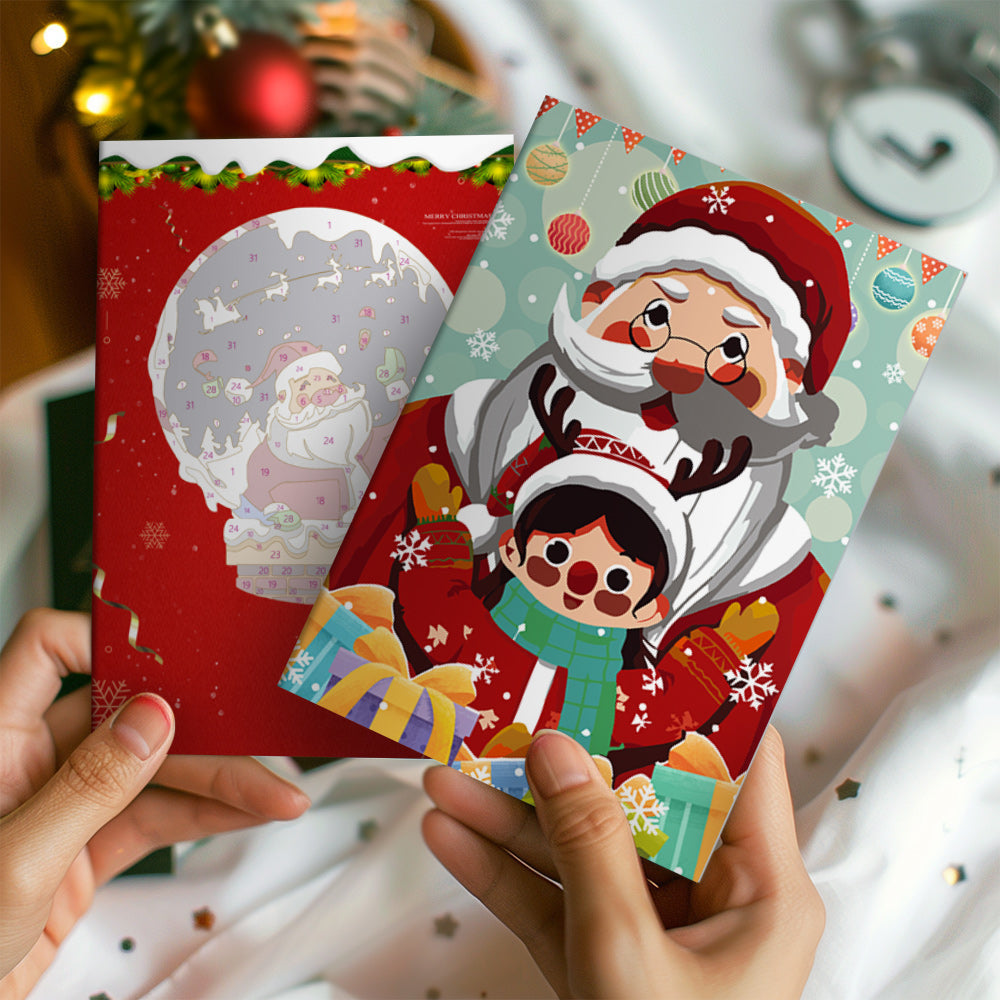 Biglietto di Natale III - Dipingere con i Numeri