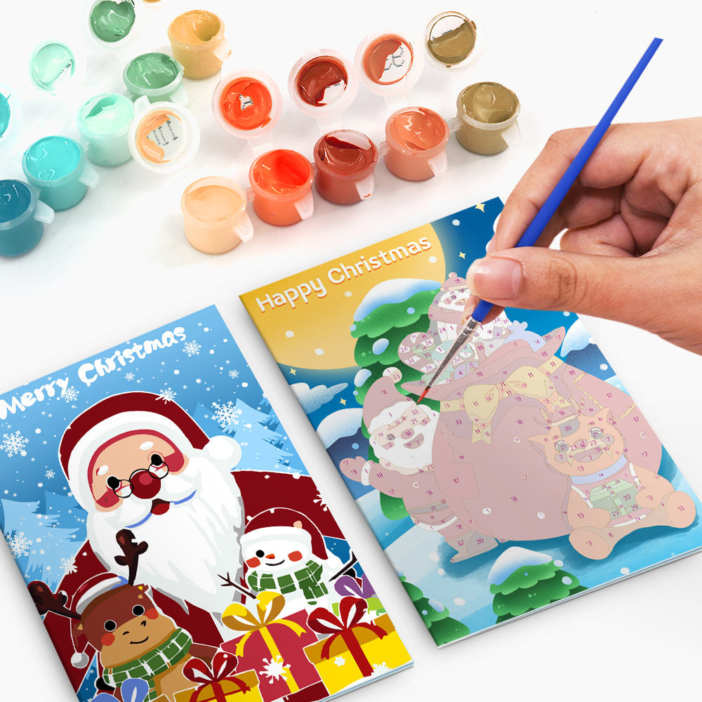 Biglietto di Natale III - Dipingere con i Numeri