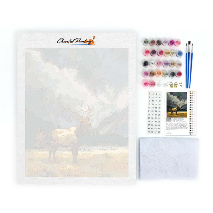 Cervo - Dipingere con i Numeri