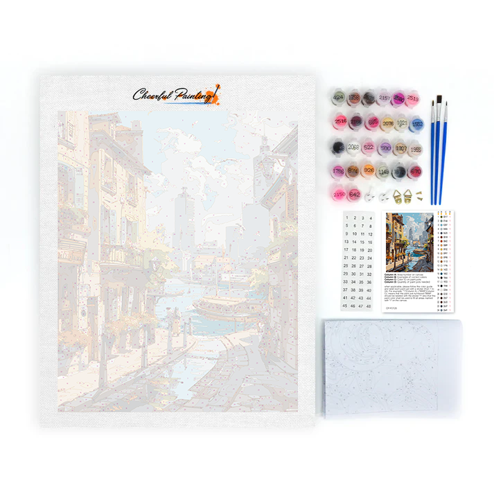 Passeggiata sul lungomare - Dipingere con i Numeri