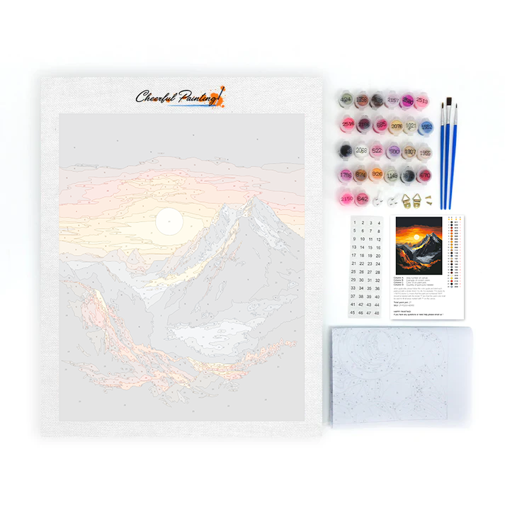 Sopra le nuvole e la nebbia - Dipingere con i Numeri