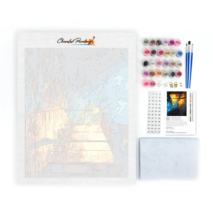 Le strade buie a mezzanotte - Dipingere con i Numeri