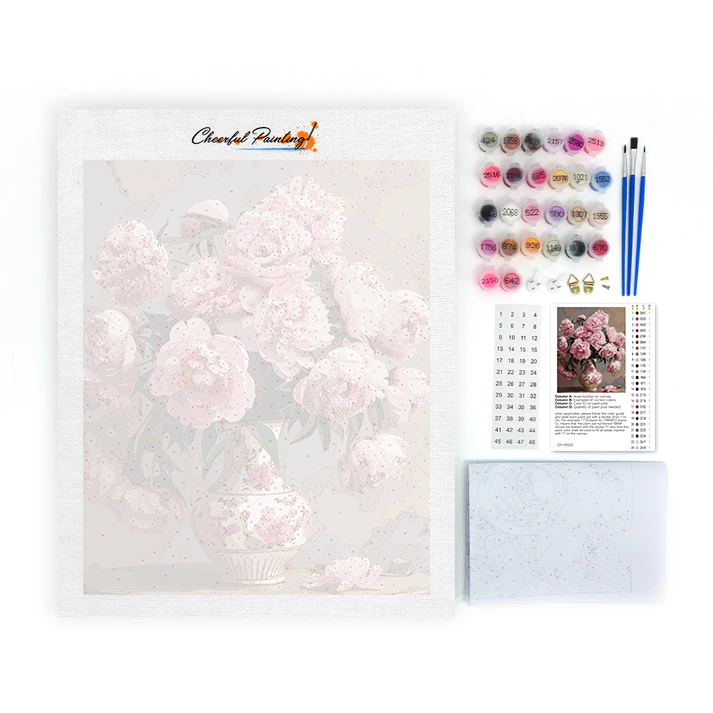 Peonia - Dipingere con i Numeri