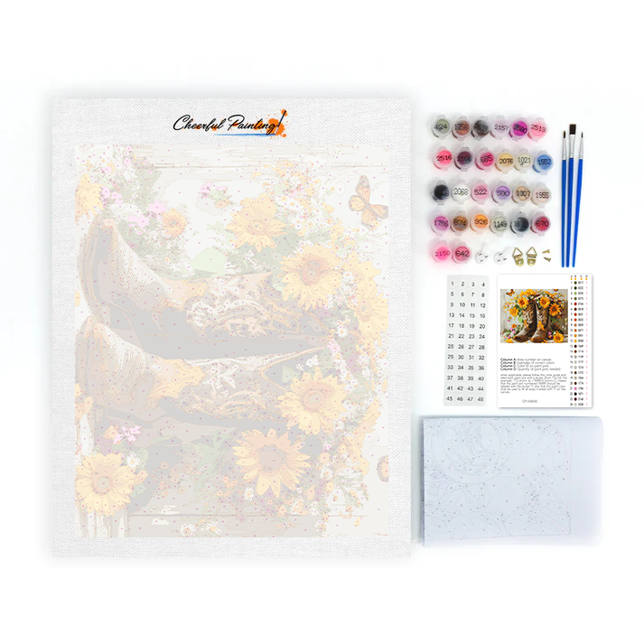 Stivali da cowboy western - Dipingere con i Numeri