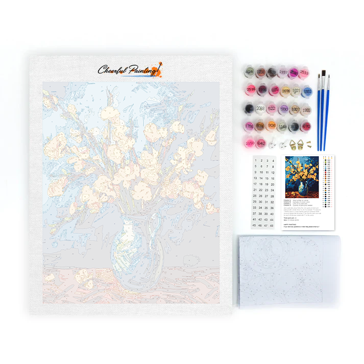 Fiori gialli - Dipingere con i Numeri