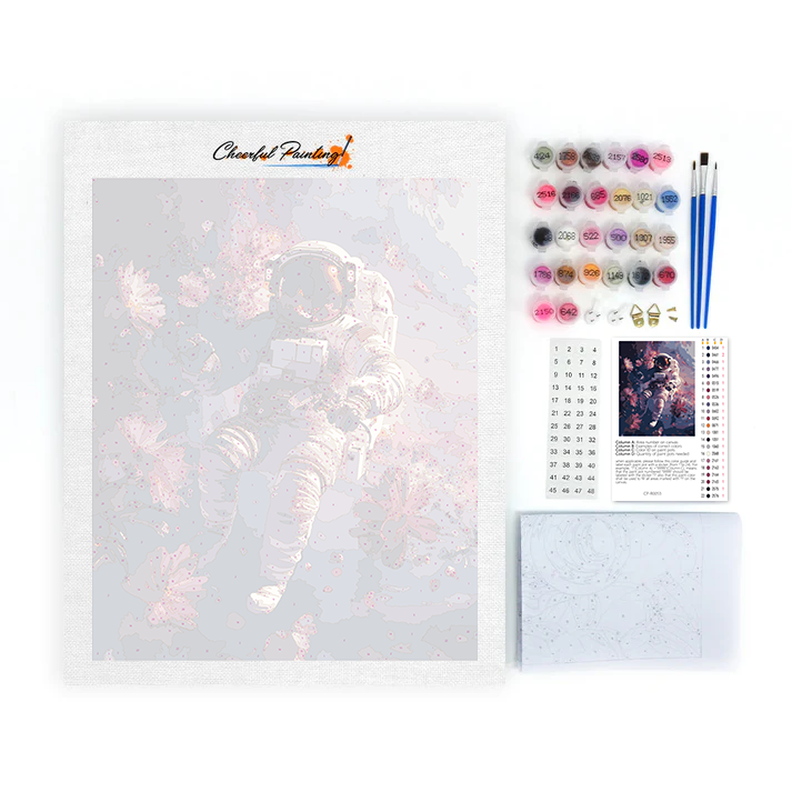 Passeggiata da sogno nello spazio - Dipingere con i Numeri