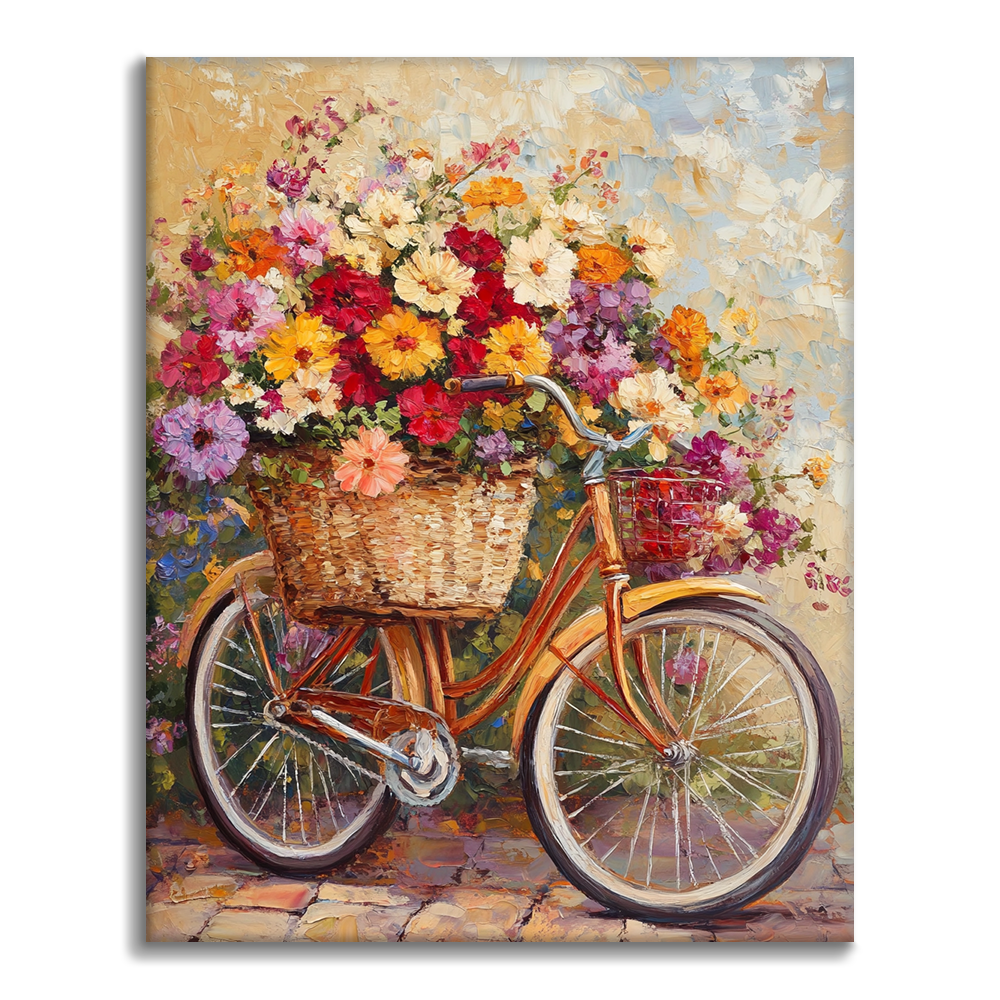 Fiori e Biciclette - Dipingere con i Numeri