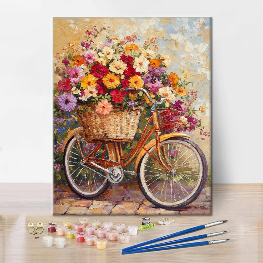 Fiori e Biciclette - Dipingere con i Numeri