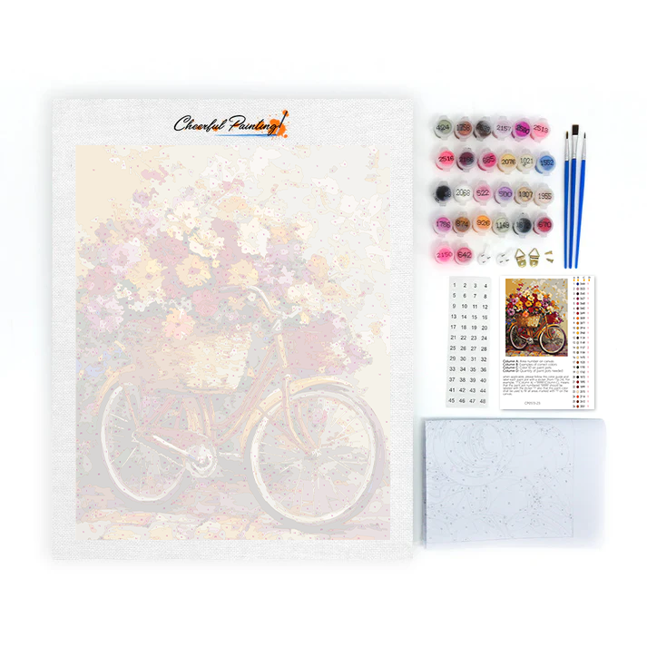 Fiori e Biciclette - Dipingere con i Numeri