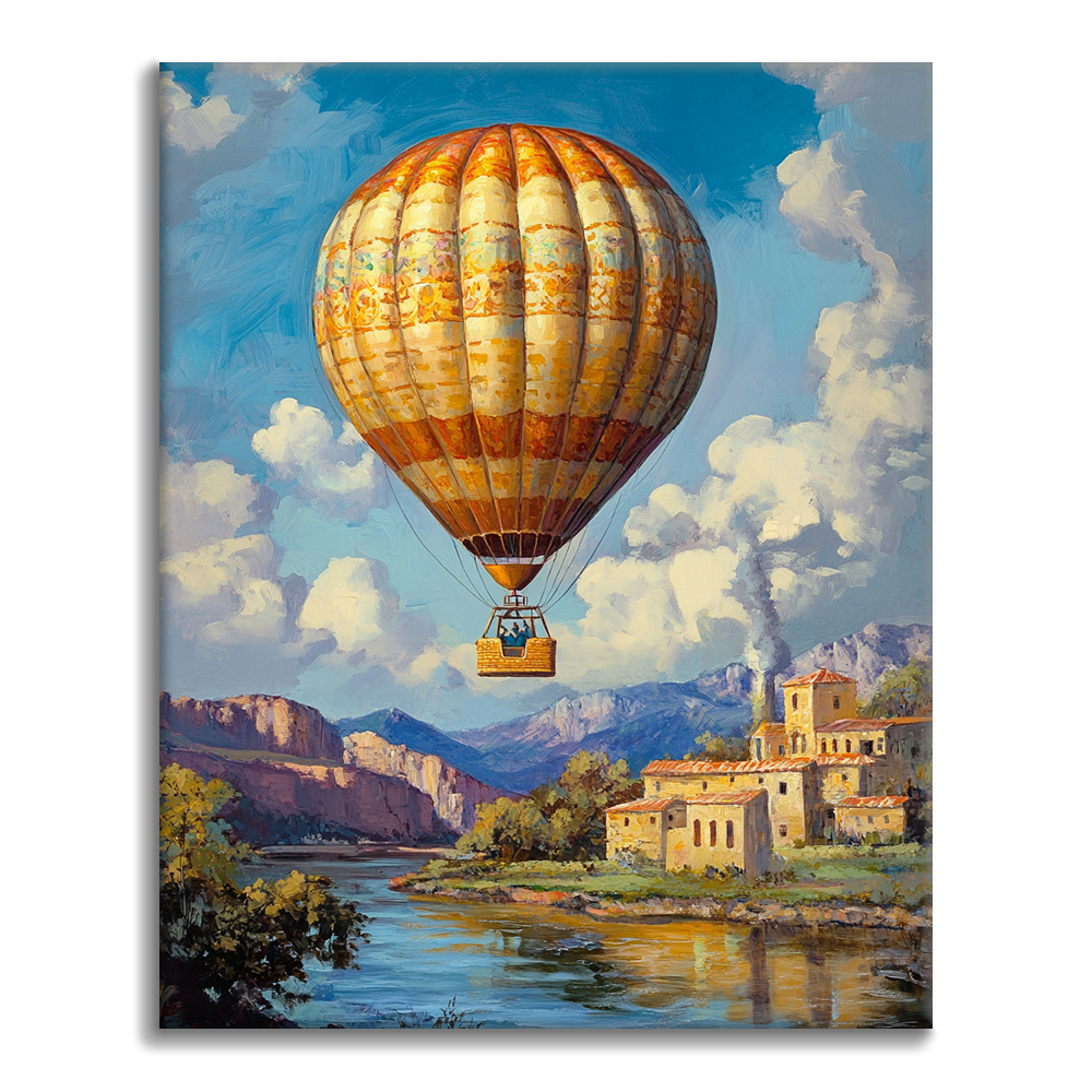 Mongolfiera - Dipingere con i Numeri