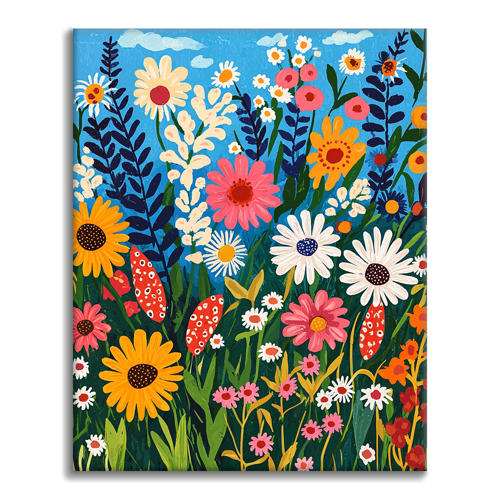 Fiori Selvatici - Dipingere con i Numeri