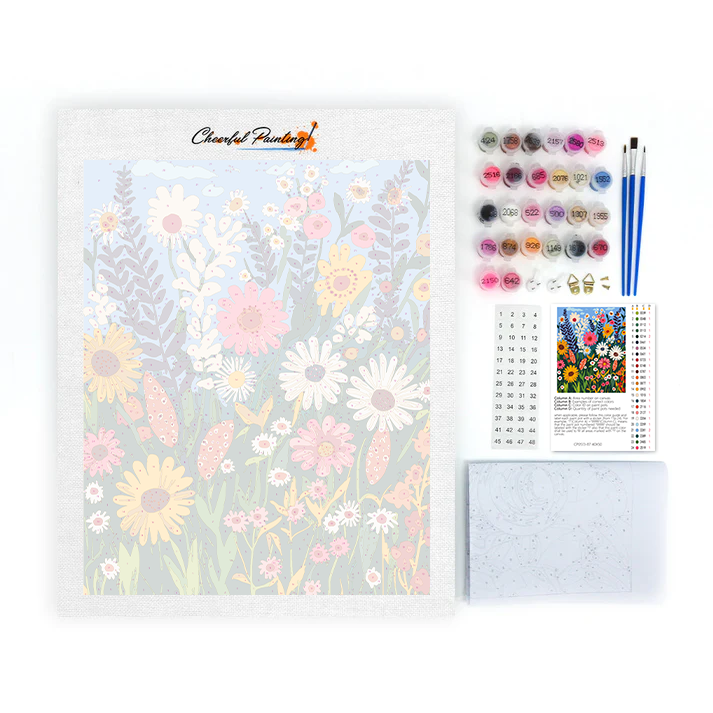 Fiori Selvatici - Dipingere con i Numeri