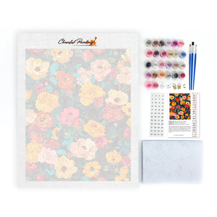 Fiori in piena fioritura - Dipingere con i numeri