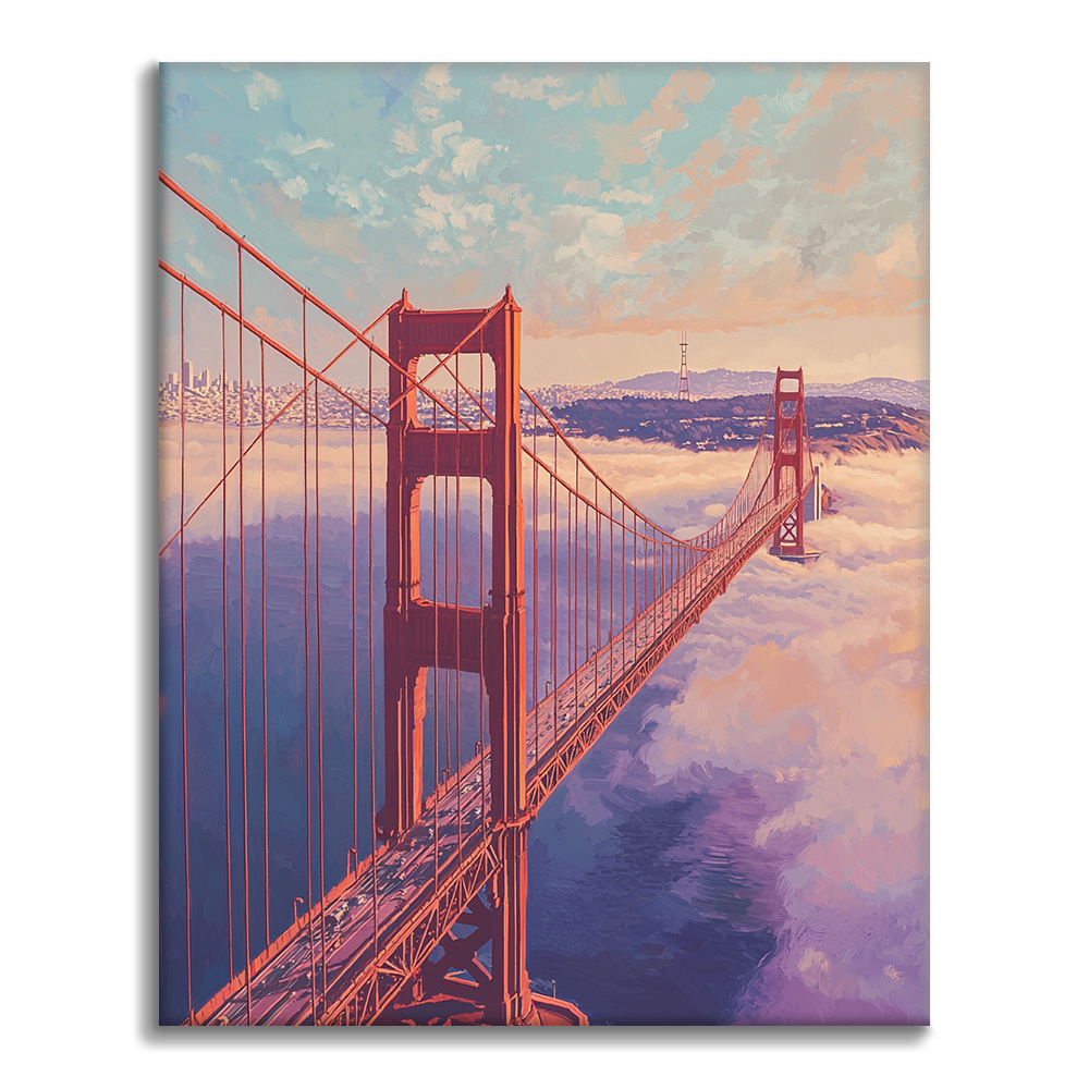 Golden Gate Bridge - Dipingere con i numeri