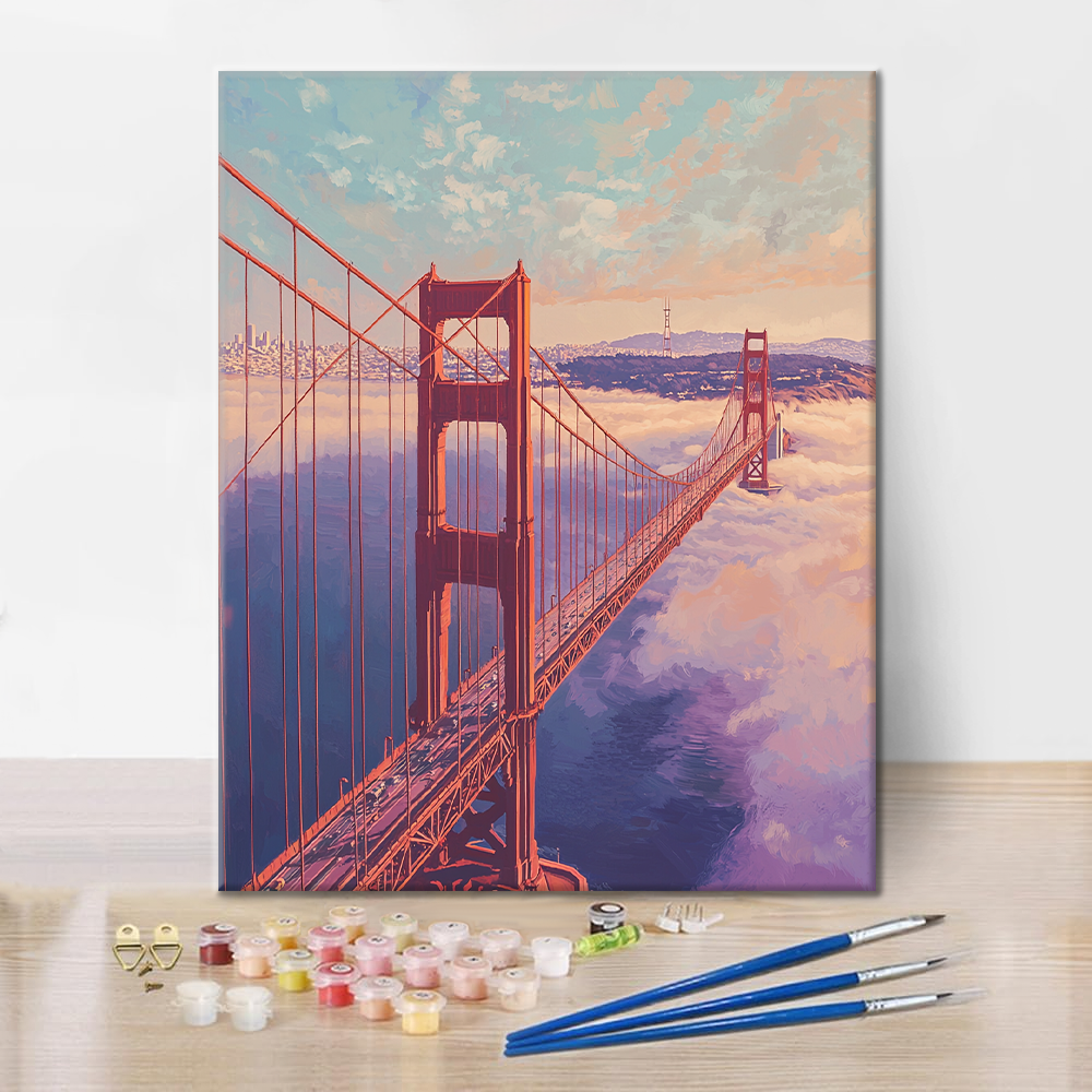 Golden Gate Bridge - Dipingere con i numeri