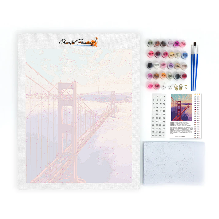 Golden Gate Bridge - Dipingere con i numeri
