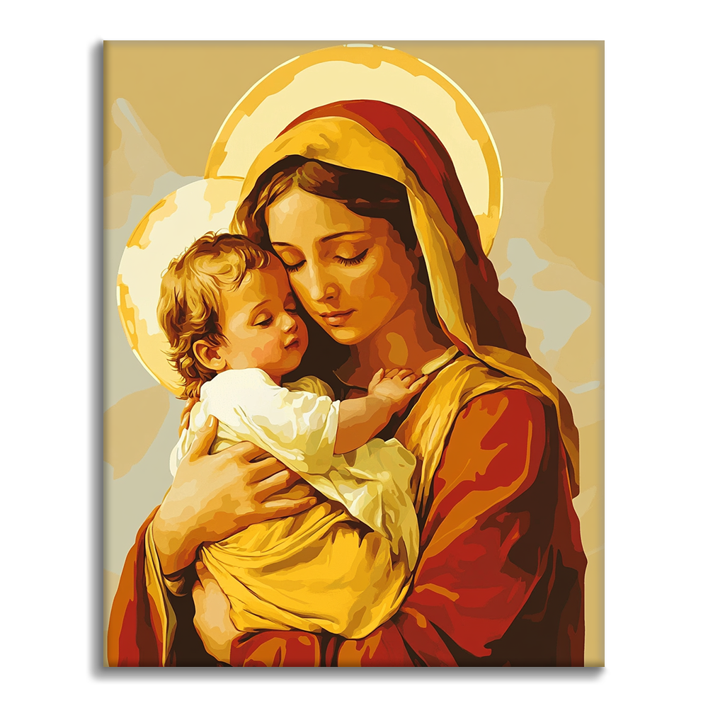 Sacro Abbraccio - Dipingere con i numeri