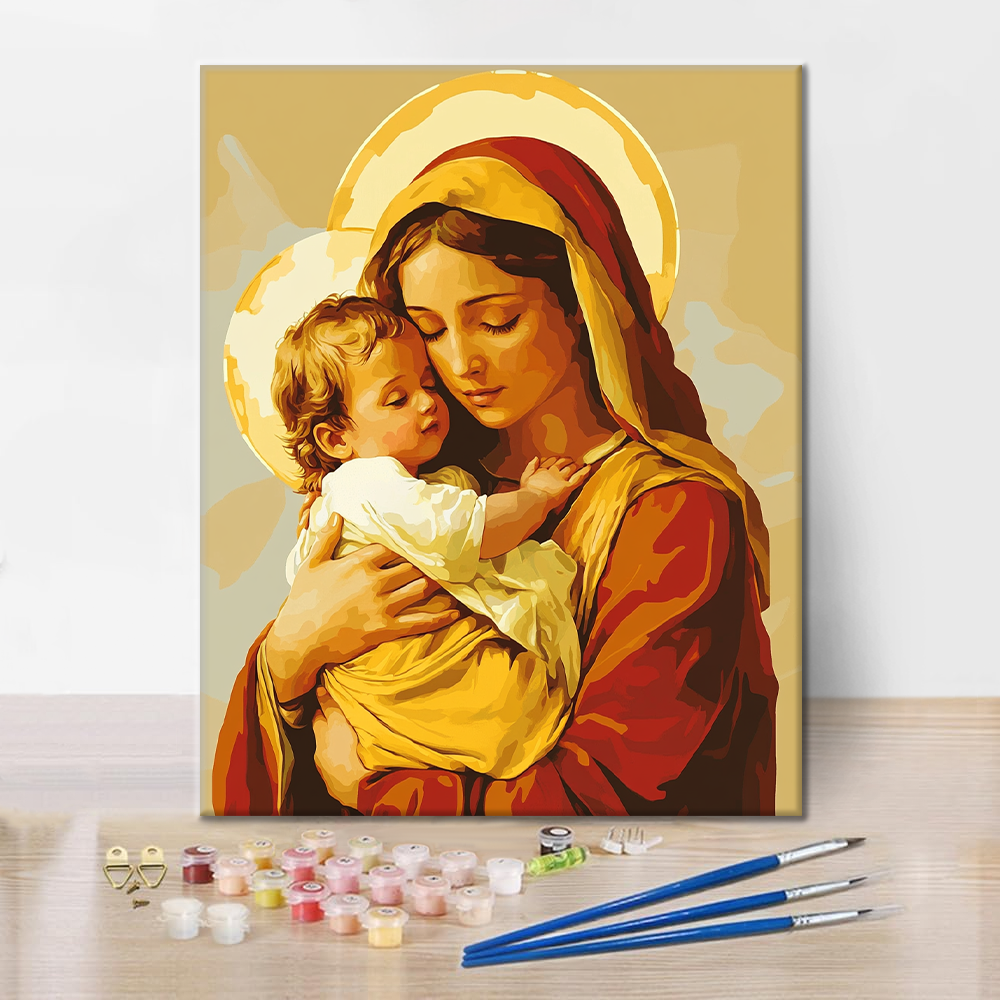 Sacro Abbraccio - Dipingere con i numeri