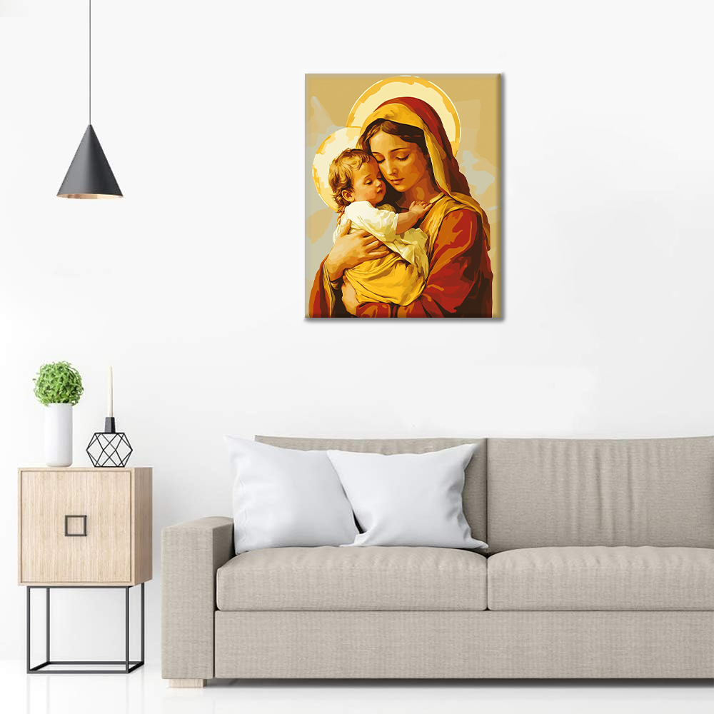 Sacro Abbraccio - Dipingere con i numeri