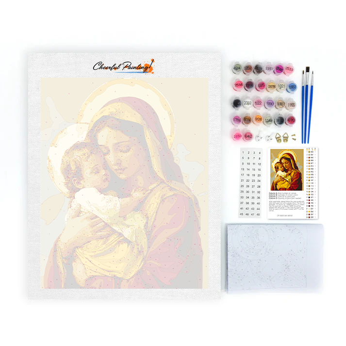 Sacro Abbraccio - Dipingere con i numeri