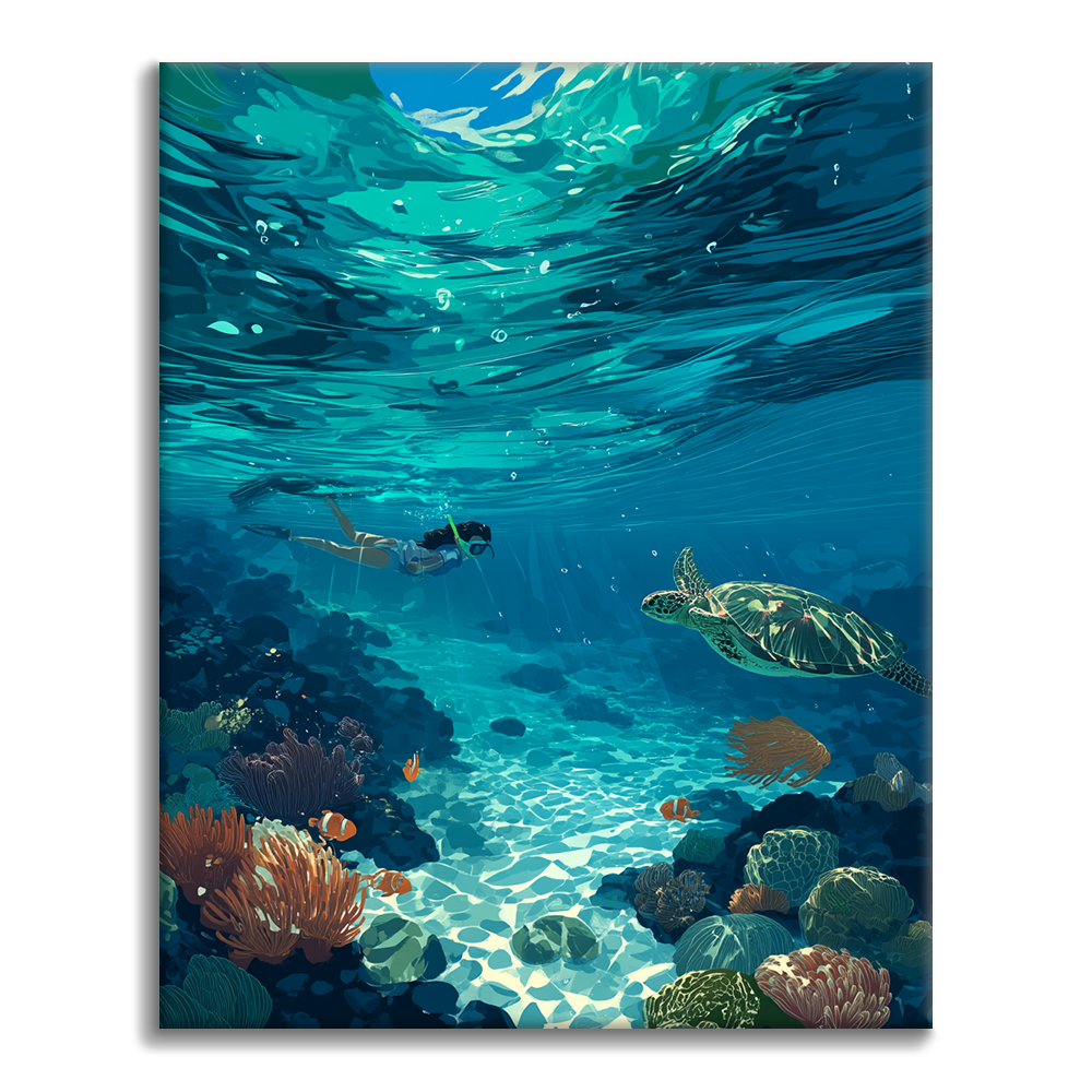 Snorkeling a Bali - Dipingere con i Numeri