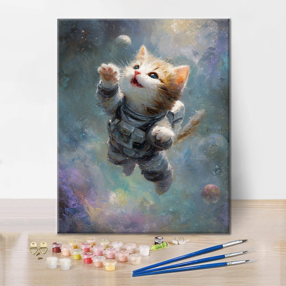 Space Kitty - Dipingere con i Numeri