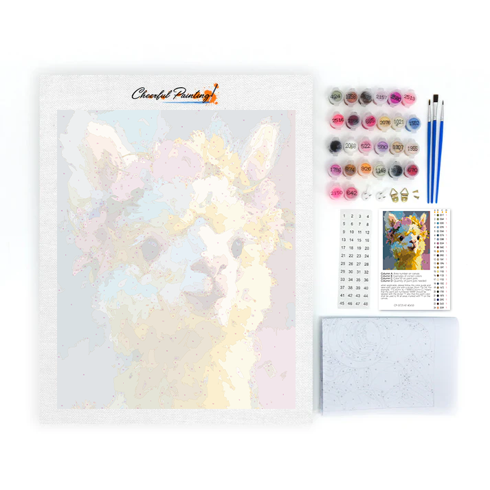 Blooming Llama - Dipingere con i Numeri