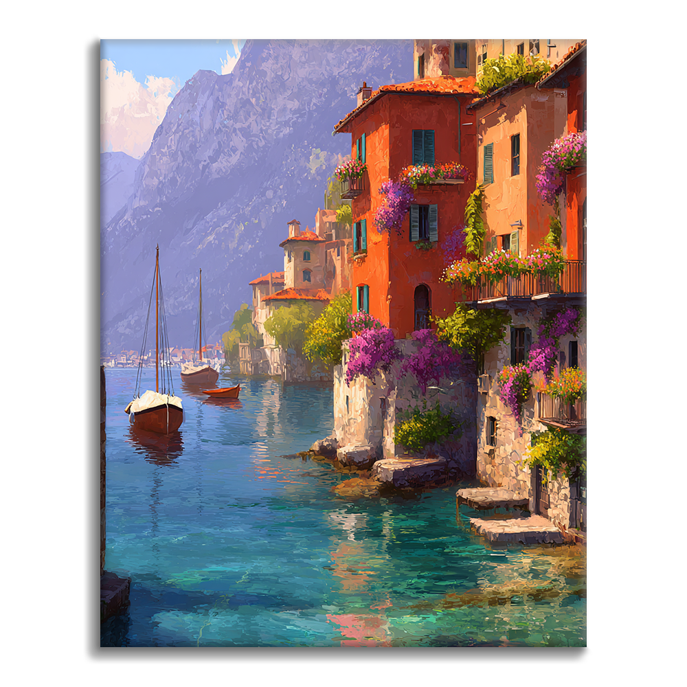 Riflessi di Varenna - Dipingere con i Numeri