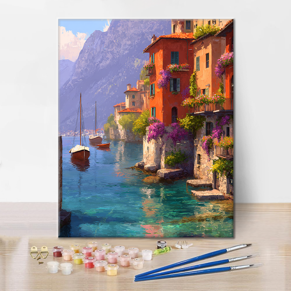 Riflessi di Varenna - Dipingere con i Numeri