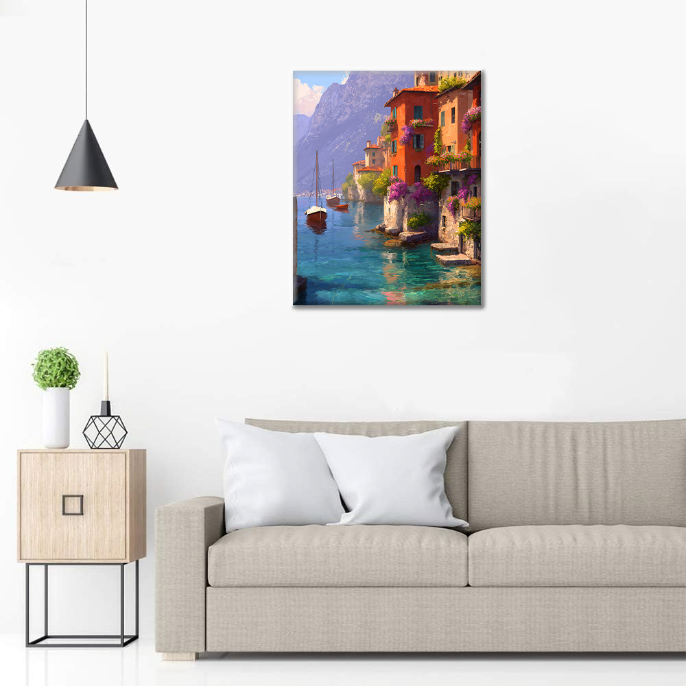 Riflessi di Varenna - Dipingere con i Numeri