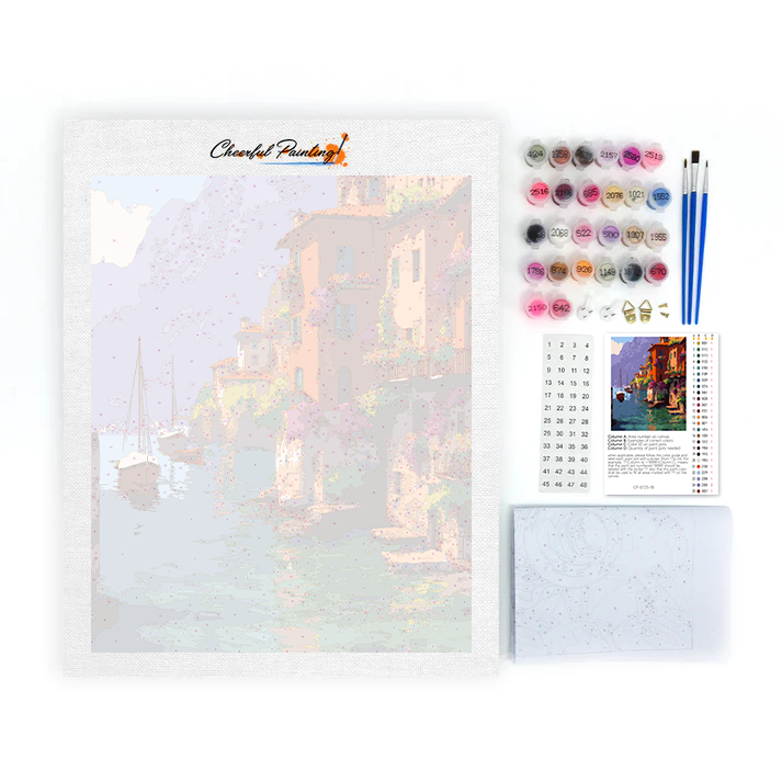 Riflessi di Varenna - Dipingere con i Numeri