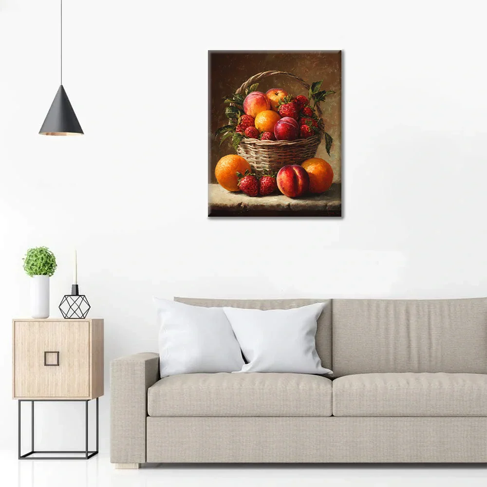 Cesto di frutta - Dipingere con i Numeri