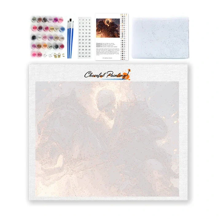 Cavaliere fantasma - Dipingere con i Numeri