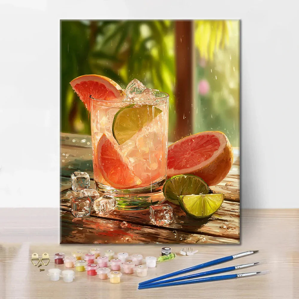 Pompelmo Fizz - Dipingere con i Numeri