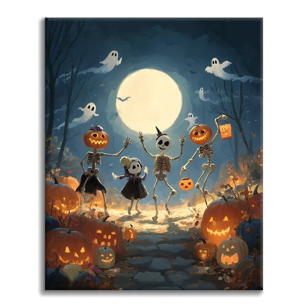 Palla di Halloween - Dipingere con i Numeri
